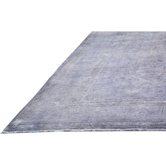 Vintage Turkish Anatolian Hand Knotted Wool Rug, 9'7'' X 12'8'' For Sale - Image 4 of 5