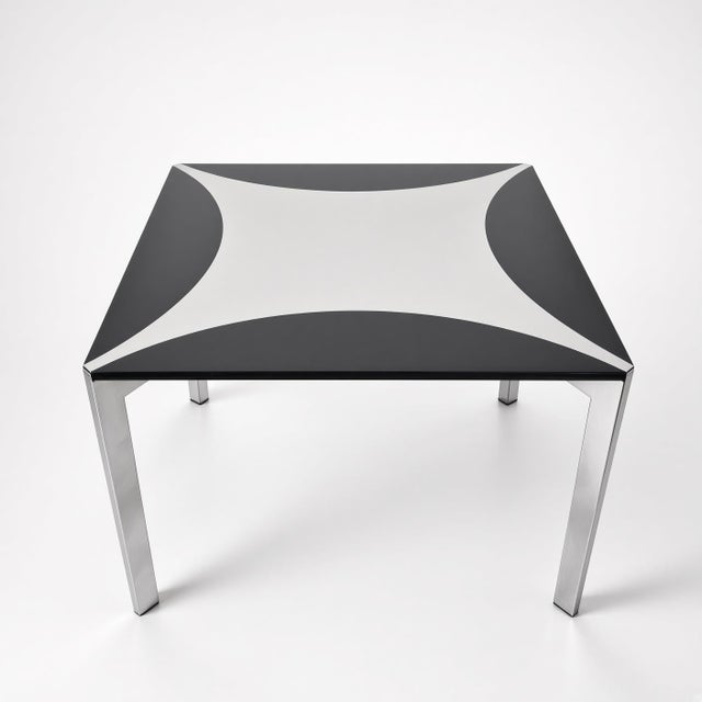 1970s Vintage Acerbis Steel Table, 1970s For Sale - Image 5 of 5