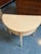Early 20th Century Swedish Gustavian Painted Demi-Lune Side Table For Sale - Image 5 of 6