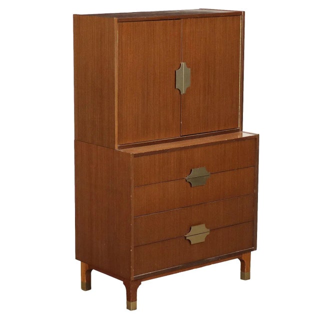 Vintage Cabinet in Exotic Wood, 1960s For Sale - Image 11 of 11