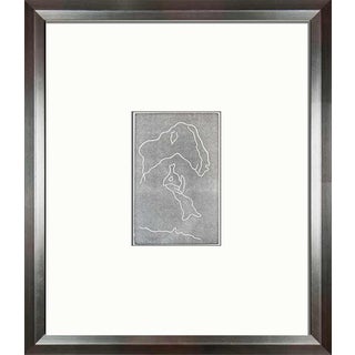 Jean Arp Woodcut Engraving “Multiple Woman Vii" Limited Edition Framed Print For Sale