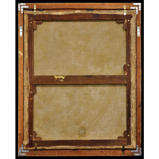 Francois Gailliard, Le Petit Jardinier with Geraniums, 1887, Oil on Canvas For Sale - Image 4 of 18