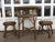 Table and 2 Wicker Stools 1960s, Set of 3 For Sale - Image 4 of 14