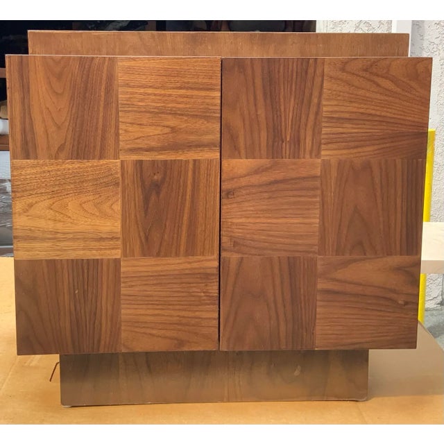 Mid Century Style Walnut Nightstand For Sale In San Diego - Image 6 of 6