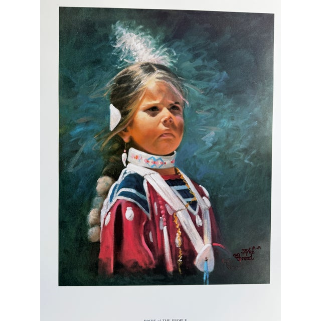 Bonnie Conrad PRIDE OF THE PEOPLE Signed Numbered Native American AP Artist Proof This product is a limited edition AP...