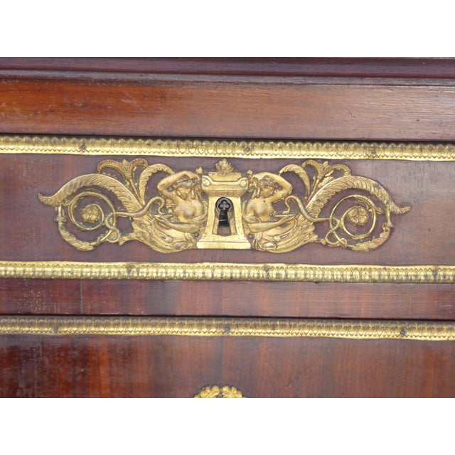 19th Century French Empire Escritoire For Sale - Image 6 of 14