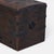 Charles II Wrought-Iron Mounted Brass-Studded Leather Coffer Trunk With Drawers For Sale - Image 9 of 12