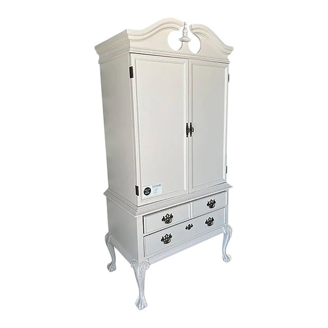 1960s Unfinished 2 Door 2 Drawer Vintage Hutch For Sale