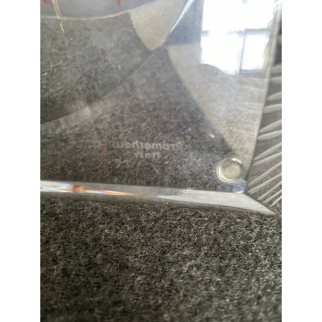 Art Nouveau 2002 Limited Edition Fuente Fuente OpusX 10th Anniversary Crystal Cigar Ashtray For Sale - Image 3 of 5