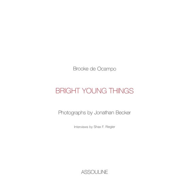DE OCAMPO, Brooke BECKER, Jonathan [photographs by] [191] pp. Assouline Publishing 2000 13 1/8" x 9 5/8" Warmly Inscribed:...