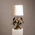 1970s Italian Gilt Brass Table Lamp with Botanical Motif, 1970s For Sale - Image 5 of 13