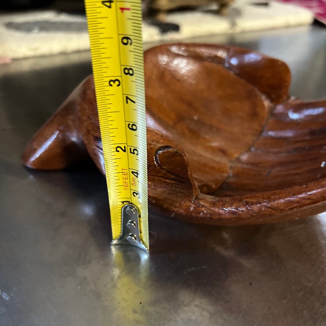 Vintage Wooden Hands Offering Bowl Catchall For Sale In Atlanta - Image 6 of 6