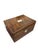 French Antique Walnut Travel Jewelry Box W Inkwells & Secret Compartment For Sale - Image 3 of 5