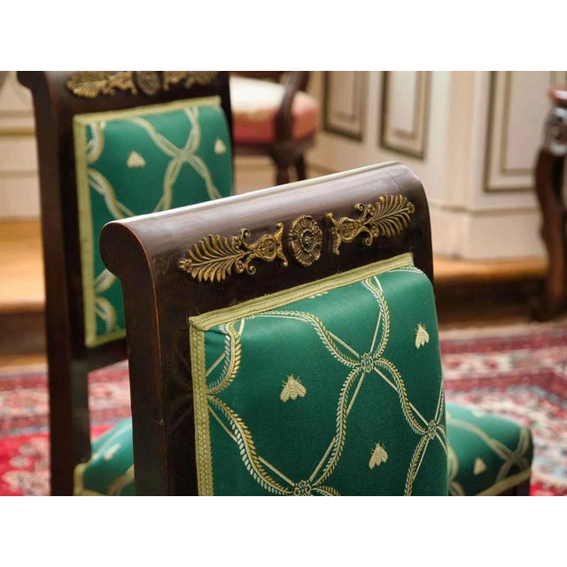 Empire Chairs and Armchairs, Set of 8 For Sale - Image 6 of 10