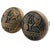 Victorian Antique American Bronze Door Knobs With Door Plates - 5 Pieces For Sale - Image 3 of 8