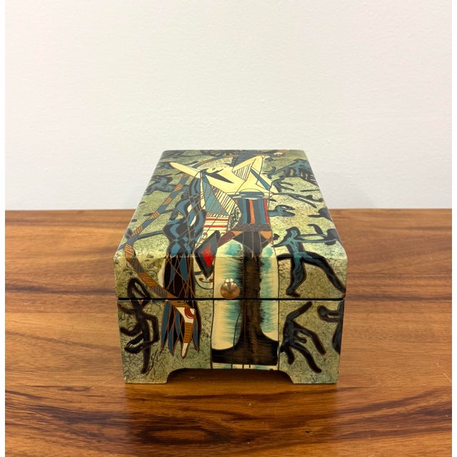 Vintage Figurative Box After “Ting Shao Kuang, Huntress, 1989” For Sale - Image 4 of 9