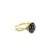 1.70 Carat Black Diamond Yellow Gold Cocktail Ring Size 6.5 For Sale In Los Angeles - Image 6 of 11