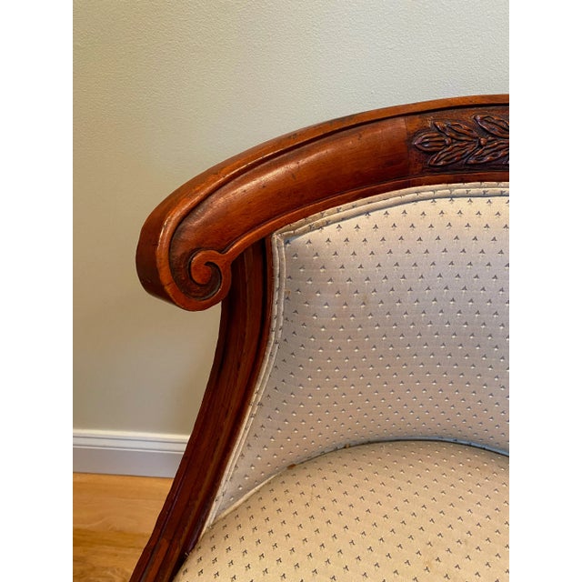 Circa 1950s Swivel Barrel Chair For Sale In New York - Image 6 of 11