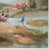 Vintage Horseback Riders Landscape Painting With Tower and Village For Sale - Image 4 of 9