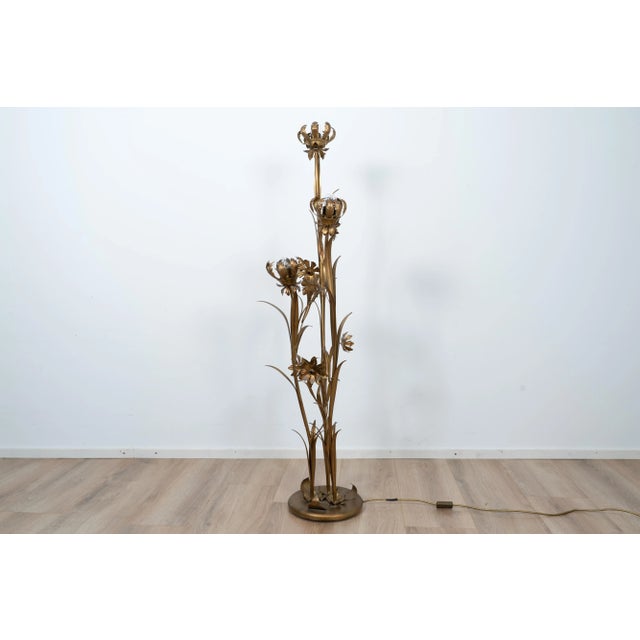 Brass Floor Lamp by Hans Kögl, 1970s For Sale - Image 6 of 8
