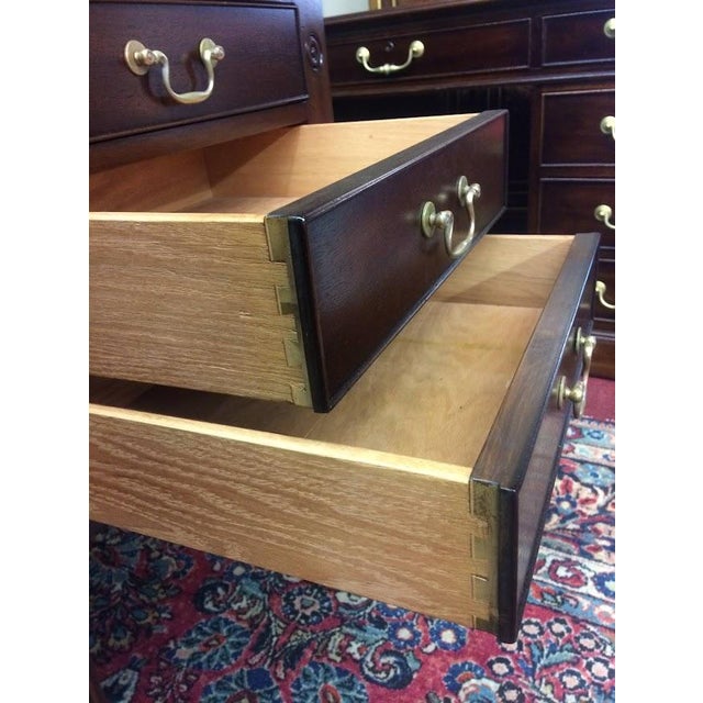 Kittinger Vintage Executive Desk, Kittinger Furniture, George Washington Style Desk For Sale - Image 4 of 15