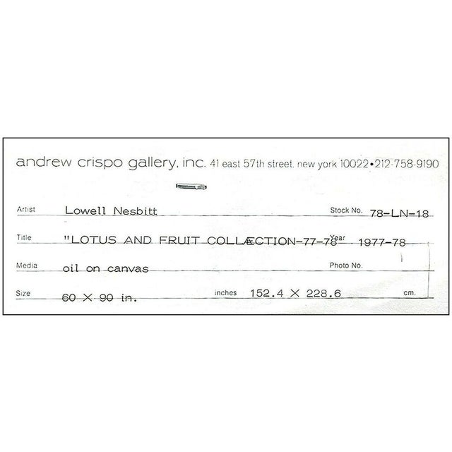 Lowell Nesbitt 1970s Lotus and Fruit Collection, Lowell Nesbitt For Sale - Image 4 of 5