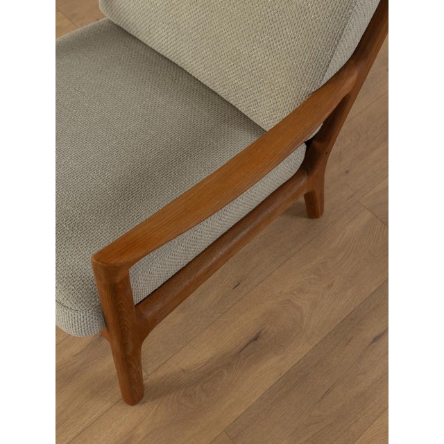 Brown Set of Senator Lounge Chair and Ottoman by Ole Wanscher for Cado, 1960s For Sale - Image 8 of 10