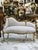 Baroque Style Tan Beige Sofa/Settee Gold Details For Sale - Image 4 of 4