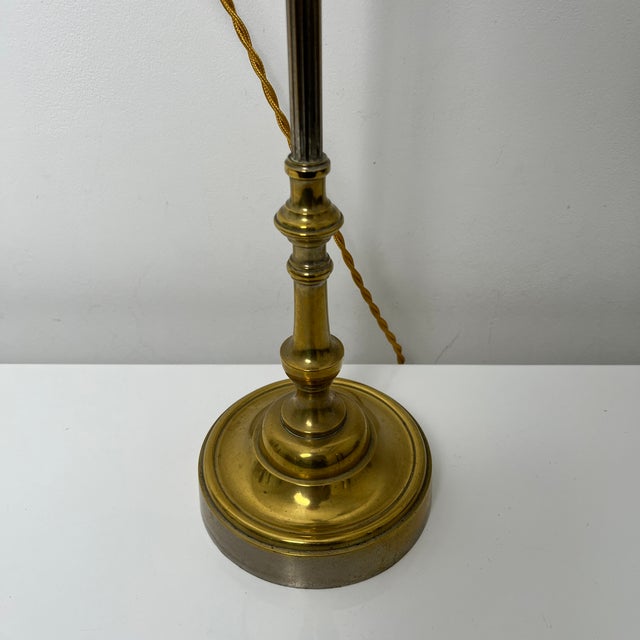 Metal Desk Lamp with Crystal Lampshade For Sale - Image 7 of 16