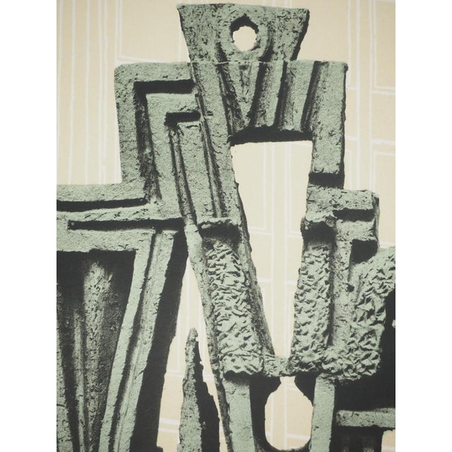 Ossip Zadkine, Construction, Lithograph Poster For Sale - Image 4 of 6