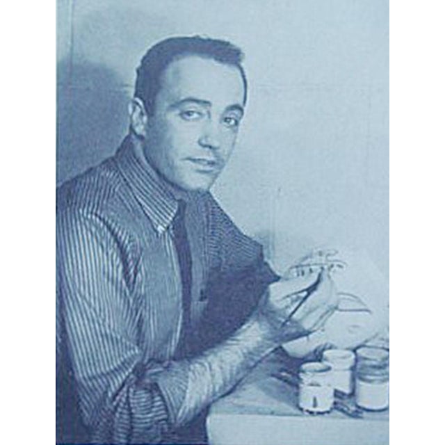 1950s 1950s Large Rooster Bowl by Marc Bellaire For Sale - Image 5 of 6