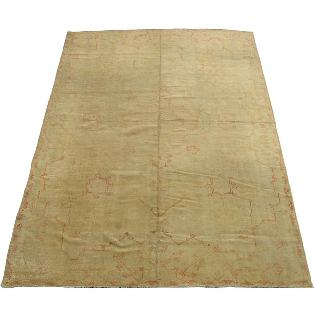 19th Century Oushak Antique Rug- 11.4x8.0 For Sale - Image 5 of 5