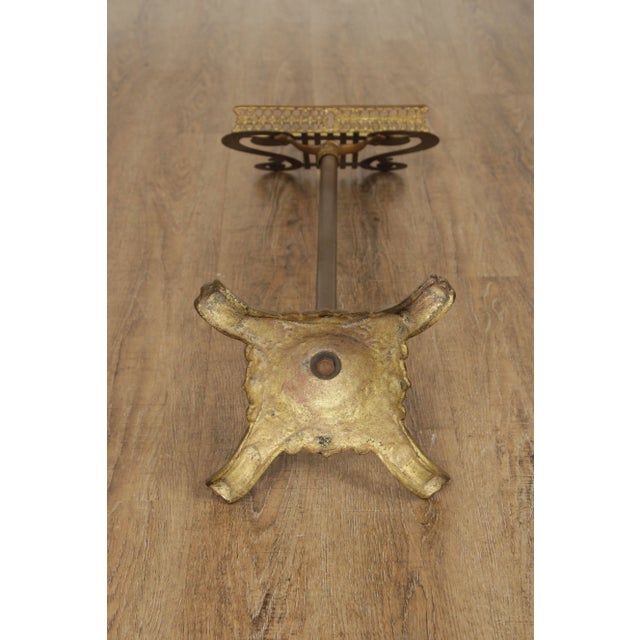 Vintage Brass Lyre Music Stand For Sale - Image 12 of 12