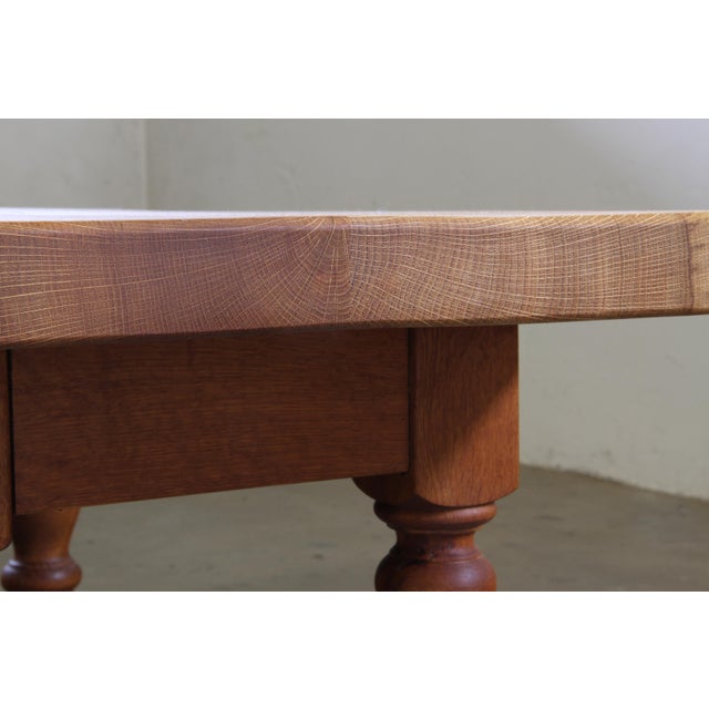 Brown Danish Baroque Style Coffee Table in Oak, 1890s For Sale - Image 8 of 18