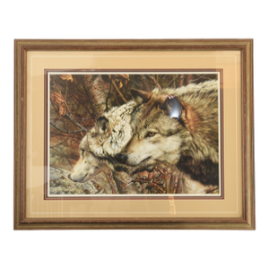 1990s Companions in the Wild Lithograph by Carl Brenders