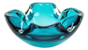 Murano Glass Bowl or Catch-All attributed to Flavio Poli, Italy, 1960s