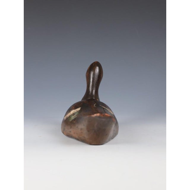Early Hand-Carved Wooden Duck Decoy, Early 20th Century For Sale - Image 9 of 18