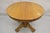 Antique Craftsman Mission Arts & Crafts Oak Wood Round Dining Table W/ 2 Leaves For Sale - Image 4 of 11