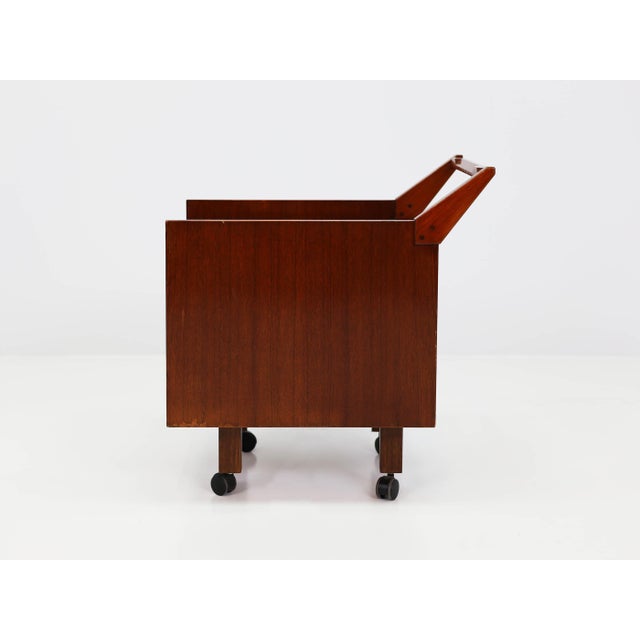 Model CM24 Chest of Drawers on 4 Wheels by Franco Albini for Poggi, Italy, 1958 For Sale - Image 6 of 12