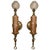 Melted Wax Candlestick Style Wall Sconces, 1930s, Set of 2 For Sale - Image 6 of 6