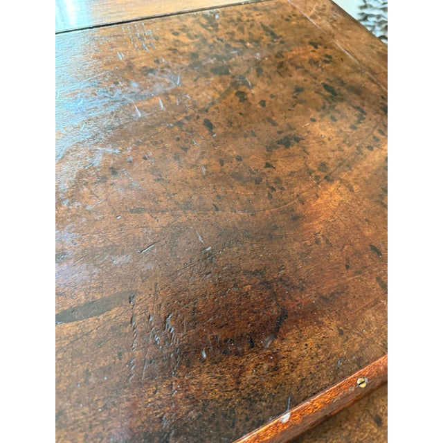 Wood Antique Early 19th Century English Georgian Mahogany Shopkeeper’s Writing Slope Desk For Sale - Image 7 of 12