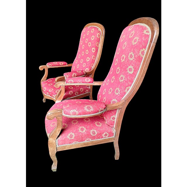 Louis-Philippe Voltaire Lounge Chairs, Set of 2 For Sale - Image 5 of 7