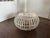 Mid-Century Italian Rattan Bamboo Margherita Stool or Ottoman attributed to Franco Albini, 1950s For Sale - Image 6 of 11