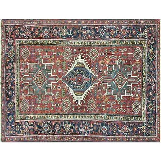 Material: Hand-spun wool on cotton foundation Quality: Good village weave with excellent natural colors This attractive...
