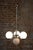 Art Deco Chandelier in Chrome-Plated Steel and Opal Glass, Czech, 1920s For Sale - Image 12 of 14