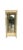 Paint Vintage Henredon Faux Goatskin Pan Asian Campaign Curio Cabinet Hutch Display For Sale - Image 7 of 17