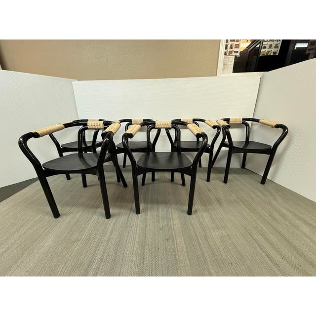 Tatsuo Kuroda for Normann Copenhagen Knot Dining Chairs, Set of Six For Sale - Image 9 of 12