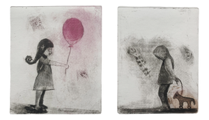 Krystyna Jaszke, Just Say Sorry, Mezzotint on Paper, 2013