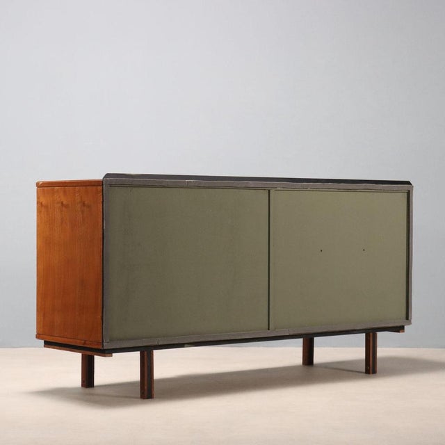 Mid-Century Walnut Veneer Sideboard, 1960s For Sale - Image 9 of 10