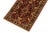 Shabby Chic Ziegler 1990's Red/Blue Wool Runner Rug- 2'8'' X 13'4'' For Sale - Image 4 of 10